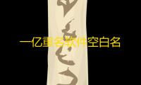 一亿重名软件空白名